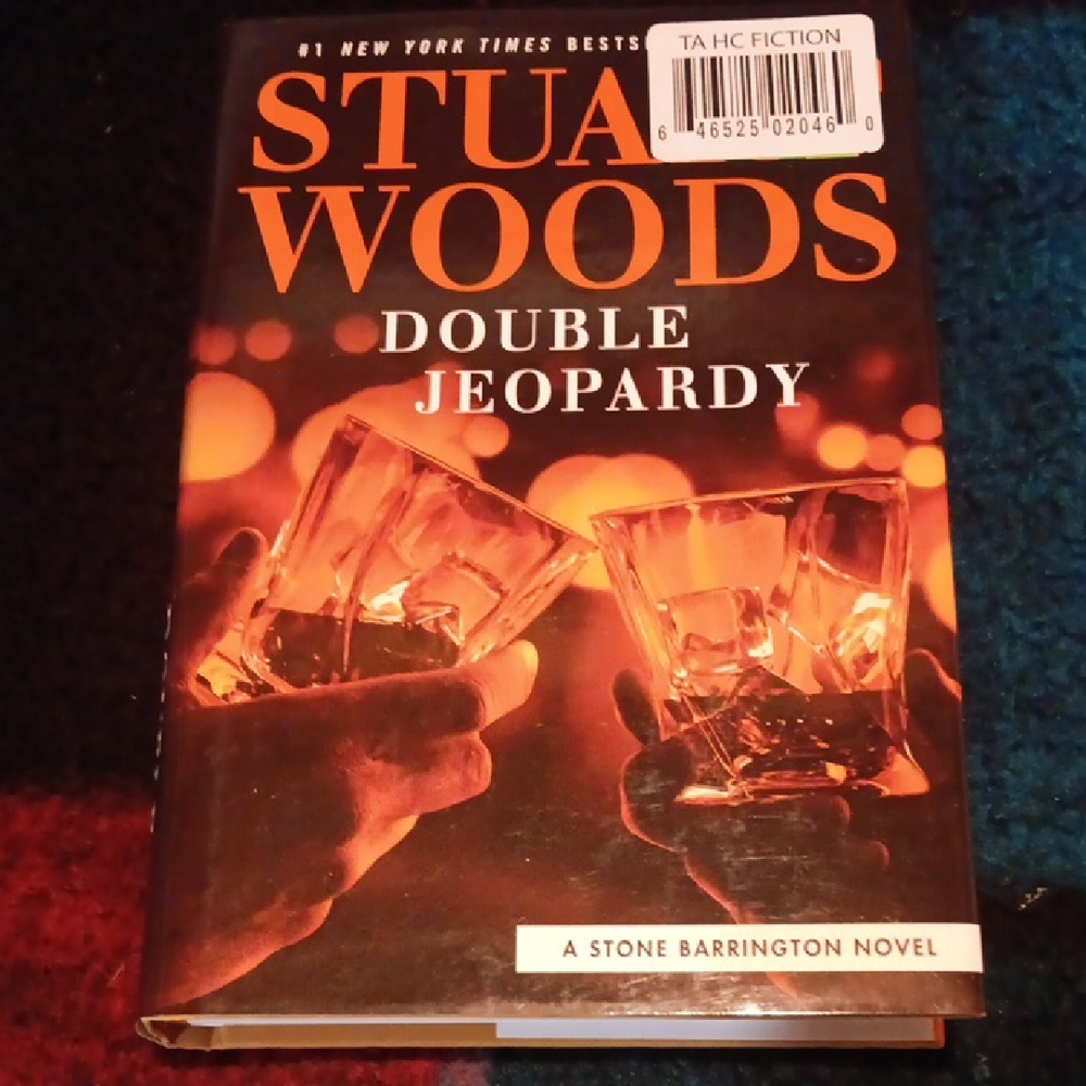 Chronicle Books Double Jeopardy Novel - Black and Orange Cover